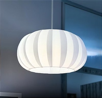 Luminária Pêndulo Em Tecido Pétala
