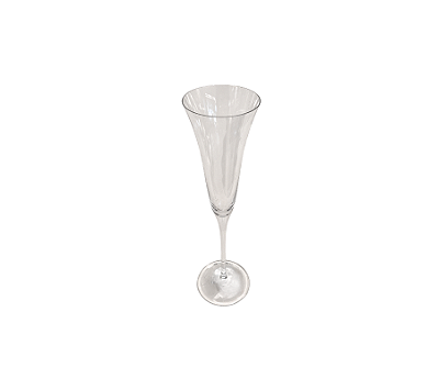 Taça Para Champagne Em Cristal Transparente 150ml