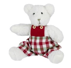 Urso Jardineira Em Xadrez