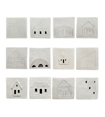 Tijolo Barrolândia Branco Unitário 15x15x3cm