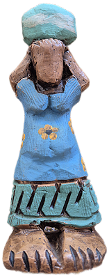 Estrutura De Madeira Romeiros Da Fé 17cm Sortido