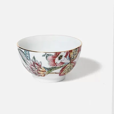 Bowl Em Porcelana Coleção Botanic 500ml Lacorte