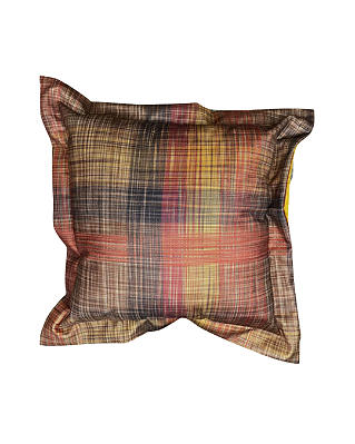 Almofada De Veludo Juana Xadrez 50cm