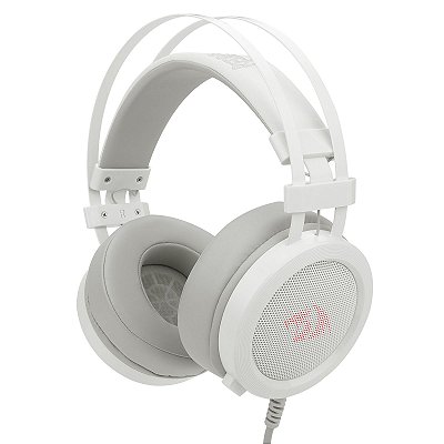 Headset Gamer Redragon Scylla Lunar White H901W