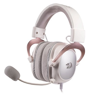 Headset Gamer Redragon Hero, 3.5mm, Múltiplas Plataformas, White, H530-W