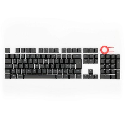 CONJUNTO DE TECLAS REDRAGON A108, ABNT2, DOUBLE SHOT, PRETO, A108