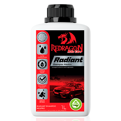Shampoo Neutro Automotivo Redragon Radiant – 1L