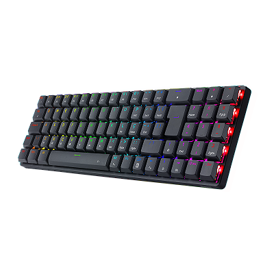 TECLADO MECÂNICO GAMER ASHE RGB PRETO