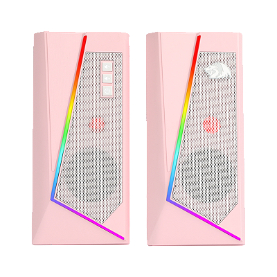 CAIXA DE SOM GAMER ANVIL RGB ROSA