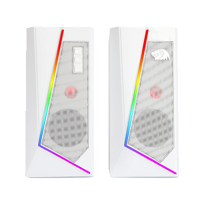 CAIXA DE SOM GAMER ANVIL RGB BRANCO