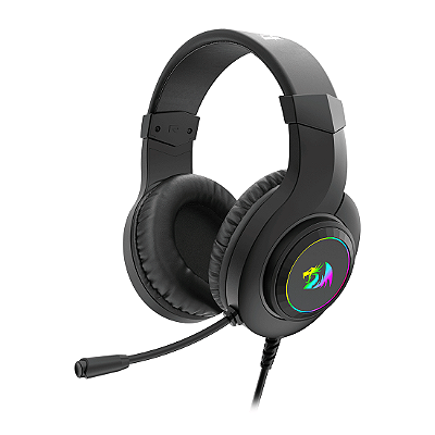 Headset Redragon H371 RGB Hylas Preto USB