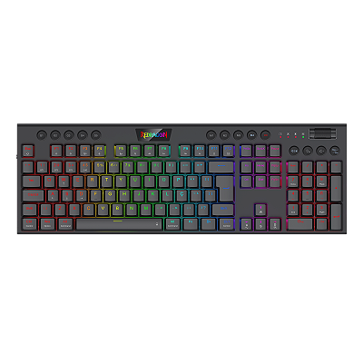 Teclado Mecânico RGB Low Profile Sem Fio Redragon Horus Pro