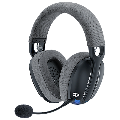 Headset Gamer Redragon Skuld Pro Preto com LED Azul H878BG