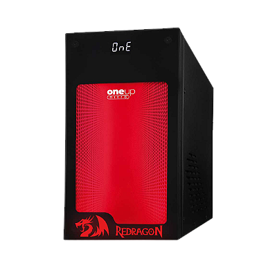 Nobreak Gamer Redragon One Up Nitro TI RGB 2000 VA by Ragtec Entrada 115-220V