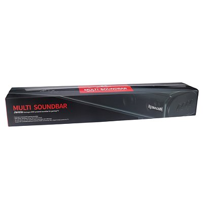Soundbar Gamer Redragon Janna GS815 com 6 Alto-Falantes, Bluetooth 5.0, HDMI, USB, P2 e Entrada Óptica – 61W de Potência
