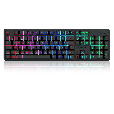 Teclado Gamer Redragon Netherbane Pro RGB Preto Full Size K521RGB-KS PT