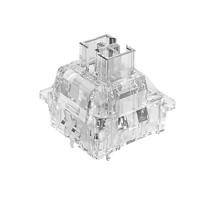 Switch para Teclado Mecânico Redragon Panda Tátil de Dois Estágios Crystal 60gf 3 Pinos IP56 com 38un A113 HP2