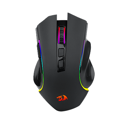 Mouse Gamer Redragon Griffin Pro RGB Preto PAW3212 4800DPI M602P-KS