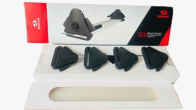 MOSTRUÁRIO - Moldura Redragon Siv GMK-913 – Remoção de Borda para Setups com 2 ou 3 Monitores de 24”/27” – Instalação Rápida, Sem Energia