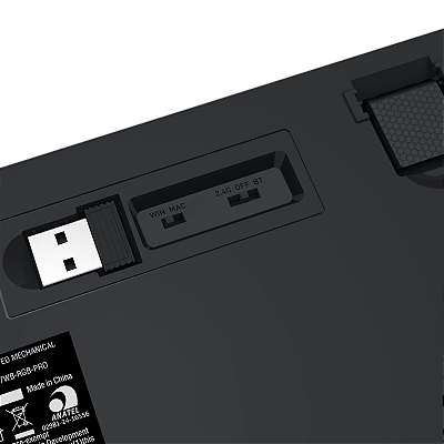 Teclado Mecânico Gamer Redragon Alcor RGB 60% QMK / VIA – K717B-RGB-PROO Redragon Alcor K717B-RGB-PRO