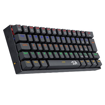 [SE] TECLADO MECÂNICO REDRAGON LAKSHMI K606R 60% ABNT2 RAINBOW USB-C