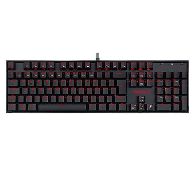 OPEN BOX Teclado Mecânico Gamer Redragon Mitra LED Vermelho ABNT2 K551-1