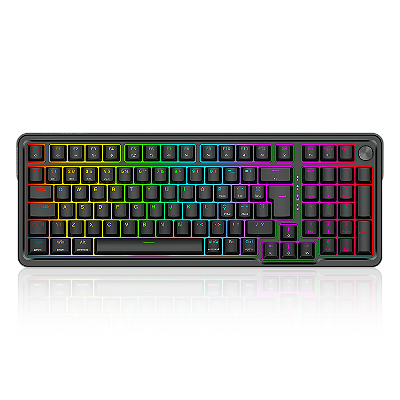 Teclado Mecânico Gamer Redragon Eisa Pro RGB Switch Mambo 1800 Compact Hotswap ABNT2 Gasket Mount Tri-Mode Bluetooth K686-RGB-PRO