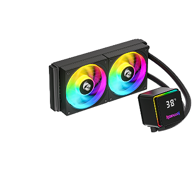 Water Cooler Redragon CCW-1021 240mm ARGB com Display Magnético Intel LGA 1851 AMD AM5