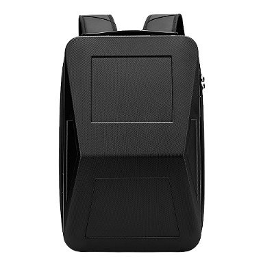 Mochila Redragon GB-127 Preta Expansivel Capacidade Até 18 Litros Policarbonato com Compartimento para Notebooks e Tablets de até 15.6” Cadeado Numérico Portas de Carregamento USB Tipo-A e USB Tipo-C