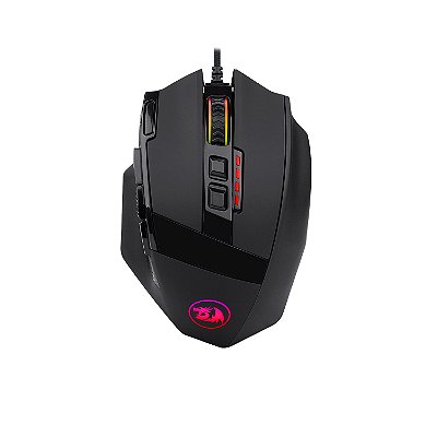Mouse Gamer Redragon Sniper RGB 12400DPI 9 botoes M801 RGB