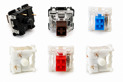 Kit com 8 switch para Teclados Mecânicos Redragon MKII