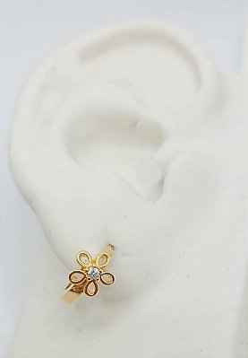 Brinco Argolinha Clique Flor