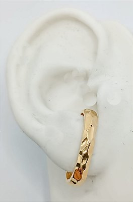 Brinco Ear Hook Martelado