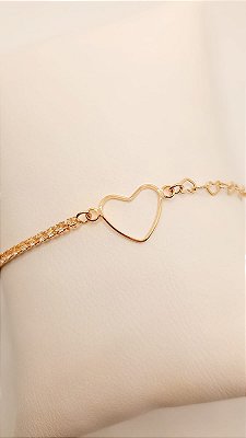 Pulseira Riviera e Coração