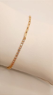 Pulseira Riviera/Elo Fino