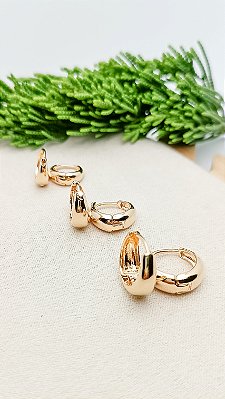 Brinco Argolinha Gota Lisa