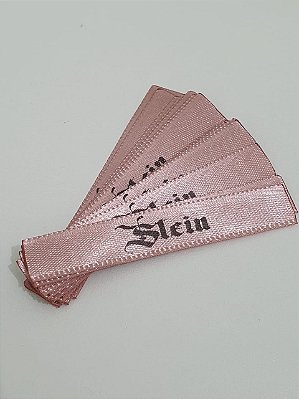 Etiqueta de cetim personalizada - 10mm x 7cm - 300 unidades