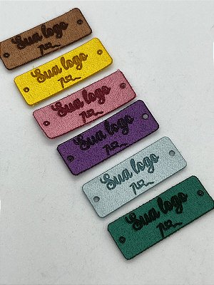 Etiquetas Tag Personalizada Camurça 100un 3x3