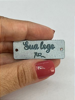 Etiquetas Tag Personalizada Camurça 25un 3x3