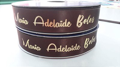 Fita de cetim personalizada 22mm - 100 metros