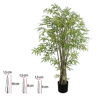BAMBOO AUSTRALIANO C/POTE (VERDE) 1,6m