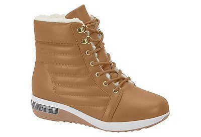 Bota Feminina Modare Ultraconforto Forrada Pelo 7320 Camel