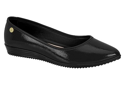 Sapatilha Feminina Moleca Conforto Bico Fino 5778.100 Preto