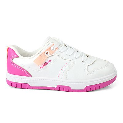 Tênis Infantil Molekinha Conforto Casual Branco 2562.106