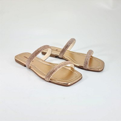 Papete Feminina Rasteira Numeração Especial Dom Amazona Lara