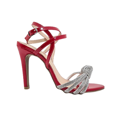 Sandália Feminina Salto Alto Festa Numeração Especial Madona