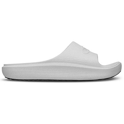 Chinelo Olympikus Sereno Slide Unissex Branco Conforto Absoluto