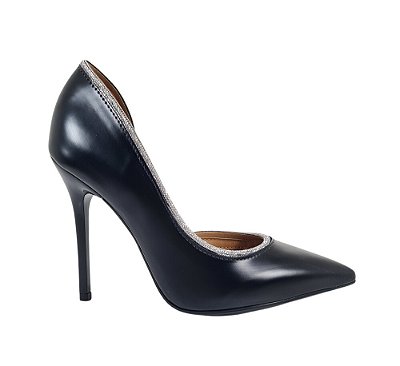 Scarpin Sapato Feminino Salto Alto Preto Vizzano 1421.110
