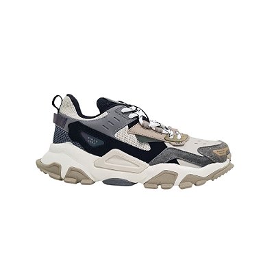 Tenis Qix Trek Bege Grafite Original Moda Lançamento