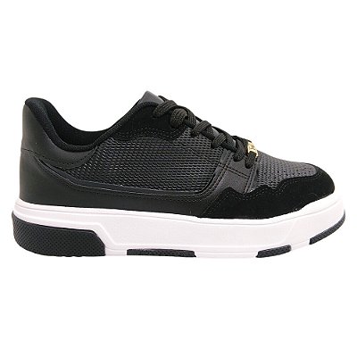 Tênis Feminino Moda Casual Vizzano Preto e Bege 1455.102